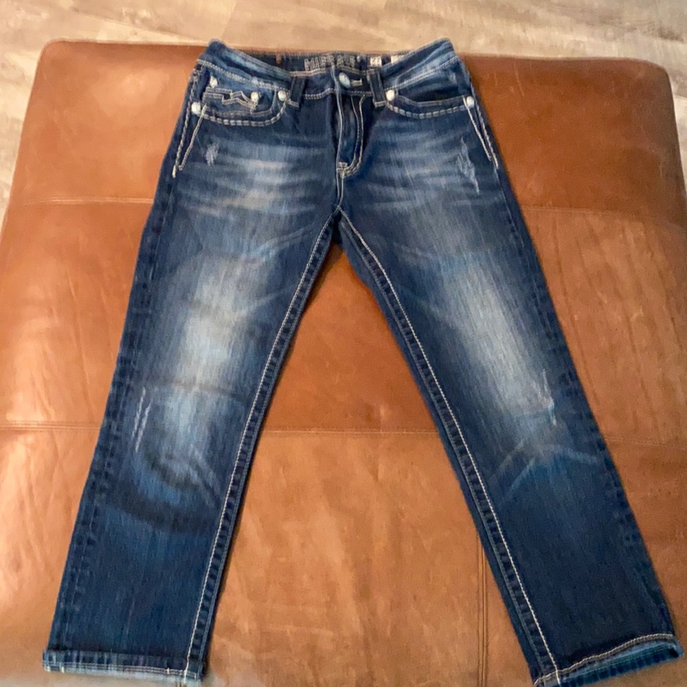 Miss Me Denim Cropped Jeans